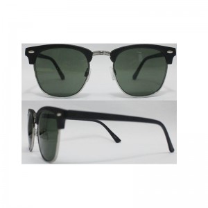 PC sunglasses for men, combination frame, UV 400 lens, OEM orders are welcome