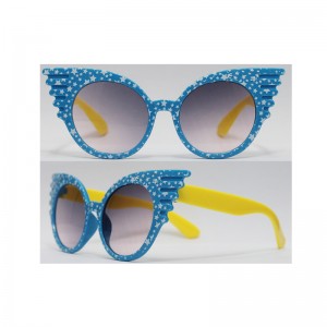 High end custom soft plastic frame stocked wholesaler child foldable sunglasses